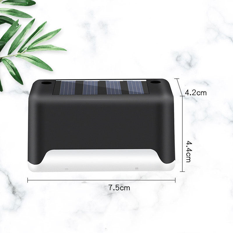 Nueva actualización, lámpara Solar LED resistente al agua para valla, luces solares para cubierta, luz de paso Solar para exteriores, para Patio, escaleras, camino de jardín, Patio