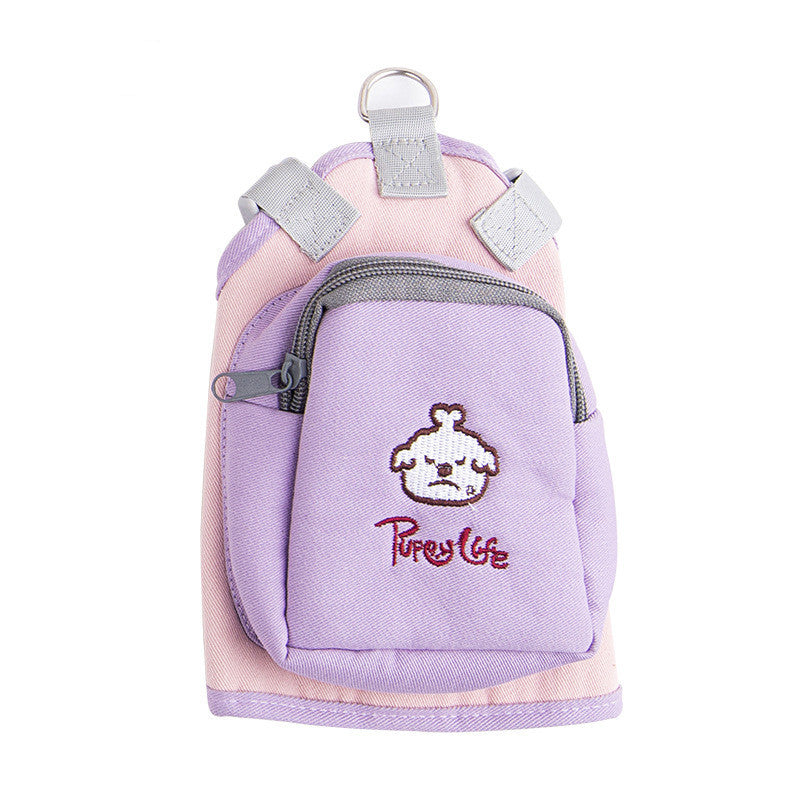 Puppylife – corde de Traction pour chat, Type arrière de poitrine, corde Anti-frappe pour chien, sac d'école réglable pour petit chien