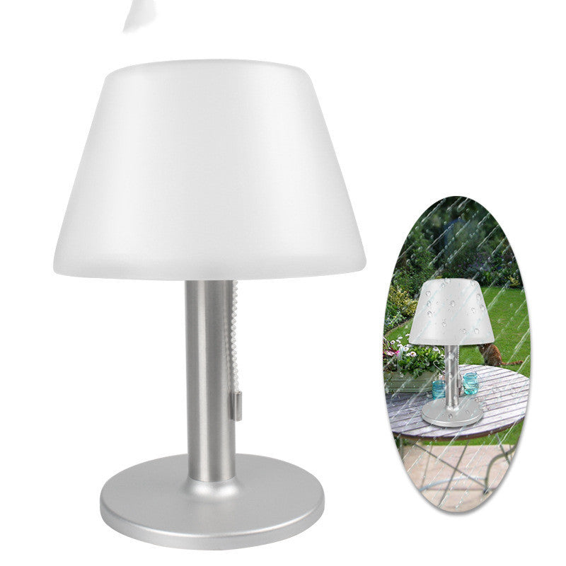 Stainless Steel Solar Table Lamp