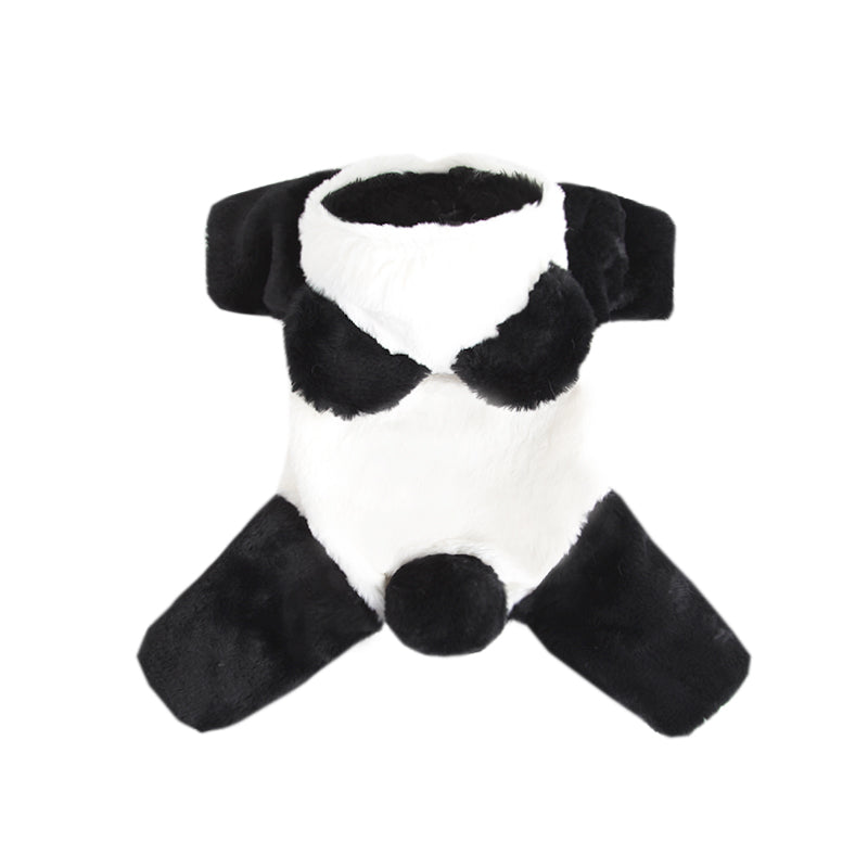 Winter warm panda panda puppy clothes