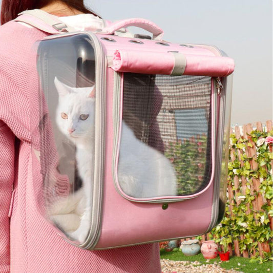 Capsule spatiale sac pour chat sortie sac à dos Portable sac pour animaux de compagnie Pvc Laser symphonie sac pour animaux de compagnie