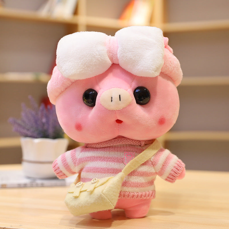 30cm Cartoon Dress Up Pig Cosplay Plush Toys Stuffed Cute Animals Doll Soft Pillow