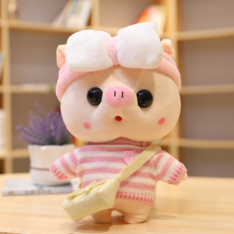 30cm Cartoon Dress Up Pig Cosplay Plush Toys Stuffed Cute Animals Doll Soft Pillow