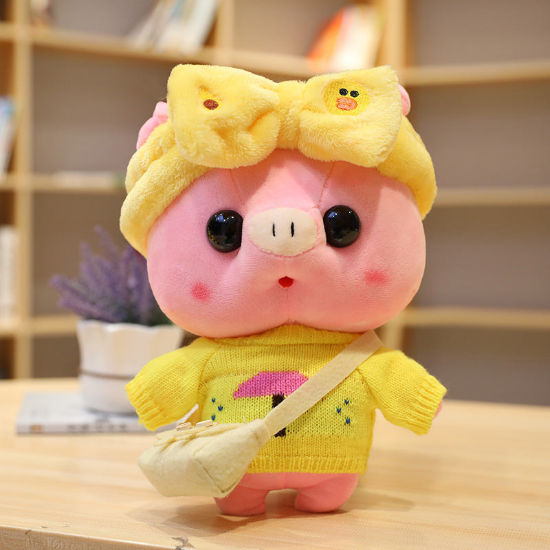 30cm Cartoon Dress Up Pig Cosplay Plush Toys Stuffed Cute Animals Doll Soft Pillow