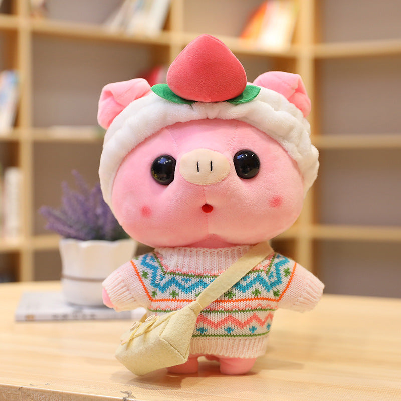 30cm Cartoon Dress Up Pig Cosplay Plush Toys Stuffed Cute Animals Doll Soft Pillow