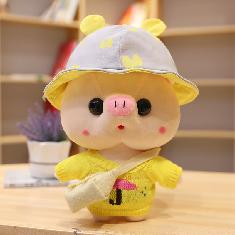 30cm Cartoon Dress Up Pig Cosplay Plush Toys Stuffed Cute Animals Doll Soft Pillow