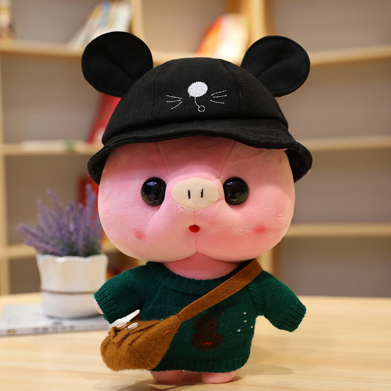 Jouets en peluche cochon Cosplay de dessin animé, 30cm, animaux mignons en peluche, poupée, oreiller doux