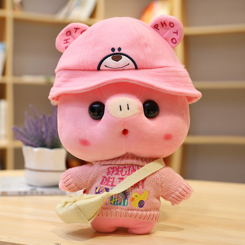 Jouets en peluche cochon Cosplay de dessin animé, 30cm, animaux mignons en peluche, poupée, oreiller doux