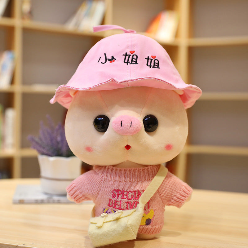 30cm Cartoon Dress Up Pig Cosplay Plush Toys Stuffed Cute Animals Doll Soft Pillow