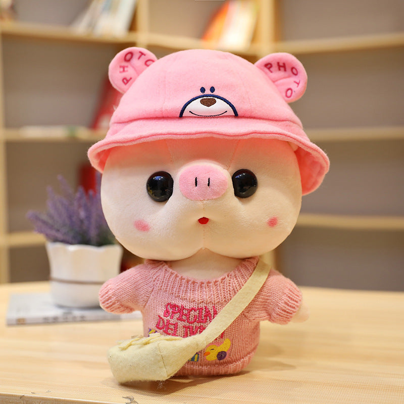 30cm Cartoon Dress Up Pig Cosplay Plush Toys Stuffed Cute Animals Doll Soft Pillow