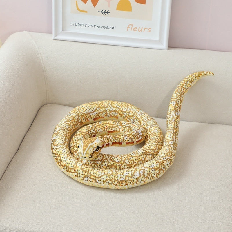 Cartoon Big Snake Plush Toy Large Snake Doll