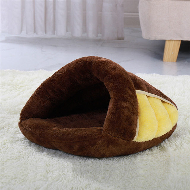 Soft and Warm Cat Bed Comfortable Indoor Pet House for Smal