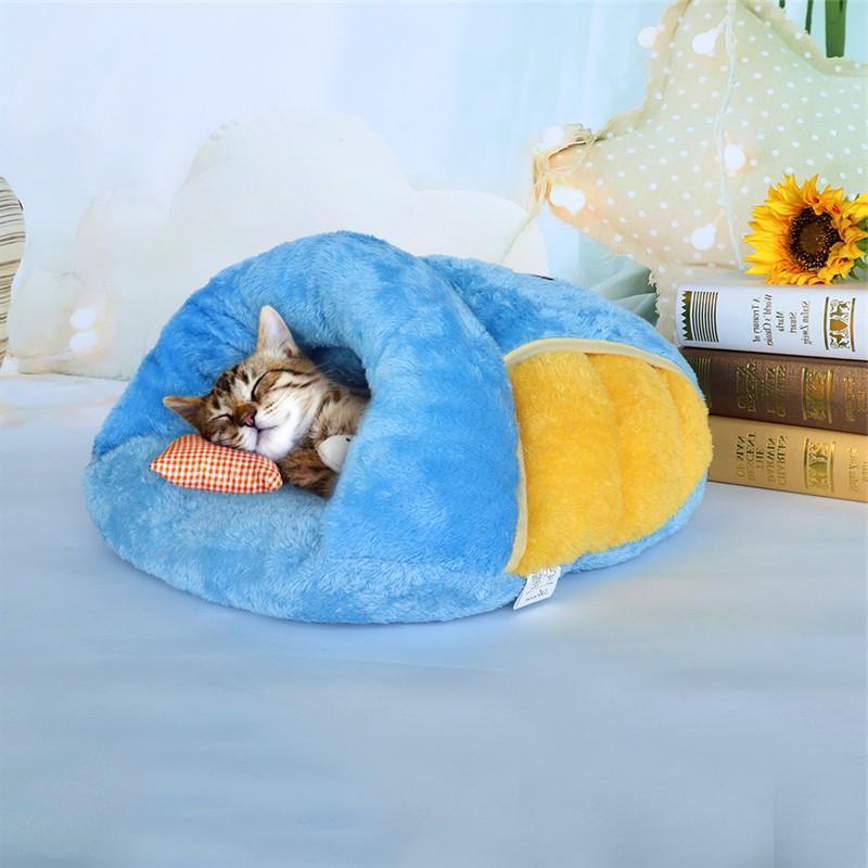 Soft and Warm Cat Bed Comfortable Indoor Pet House for Smal