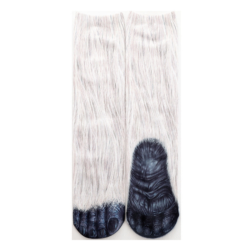 Chaussettes à imprimé animal 3D