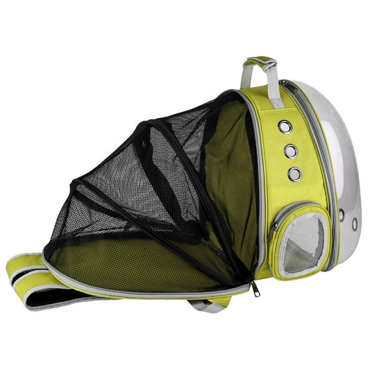 Sac d'extension pour chat, sac de cabine pour animaux de compagnie, épaules portables, sac à dos respirant et Transparent pour animaux de compagnie