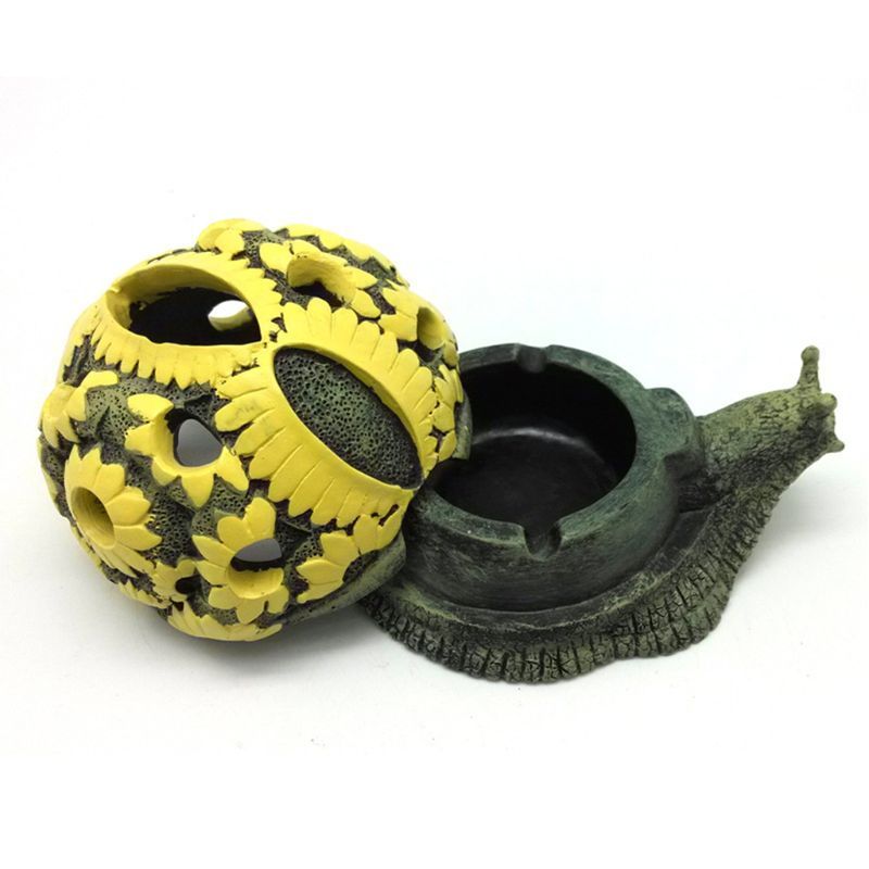 Animal 3D Turtle Snail Resin Ashtray Creative Home Decoration Ashtray