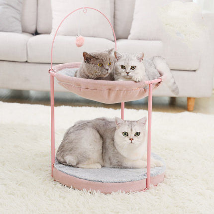 Removable And Washable Cat Hammock Pet Bed