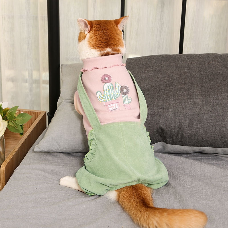 Ropa cálida y linda de otoño e invierno para mascotas