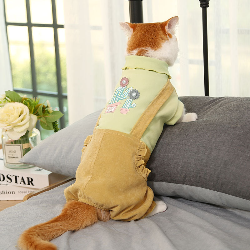 Ropa cálida y linda de otoño e invierno para mascotas