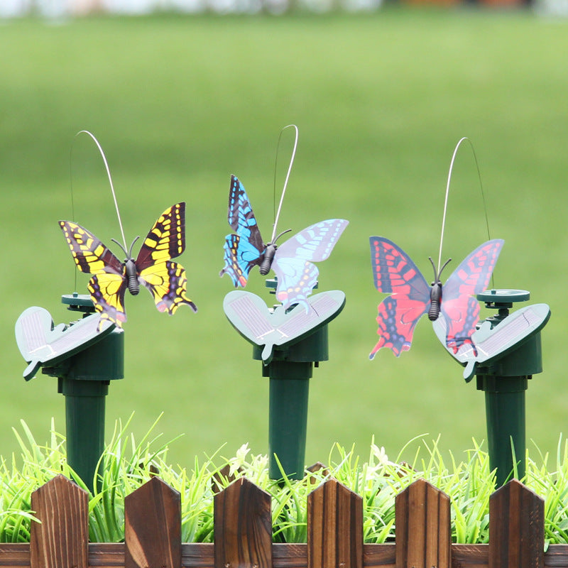 Juguete de simulación eléctrica con forma de mariposa solar