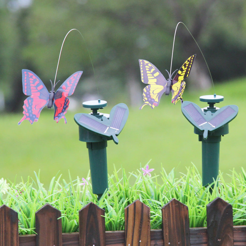 Juguete de simulación eléctrica con forma de mariposa solar