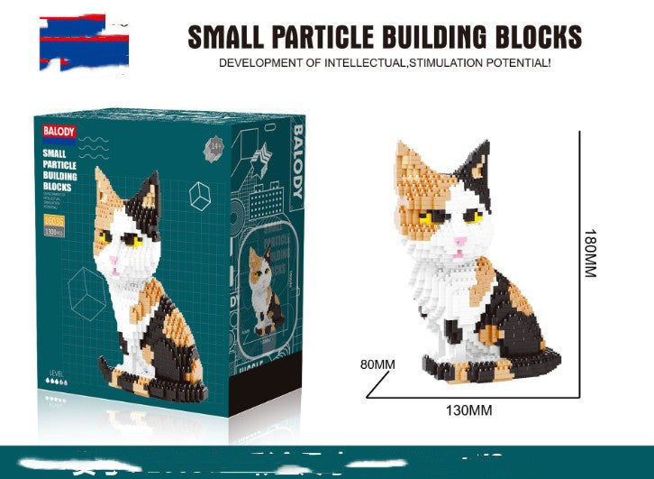 Balody 16036 Diamond Building Blocks Pet Cat Animal Dog