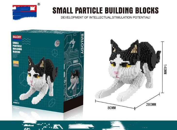 Balody 16036 Diamond Building Blocks Pet Cat Animal Dog