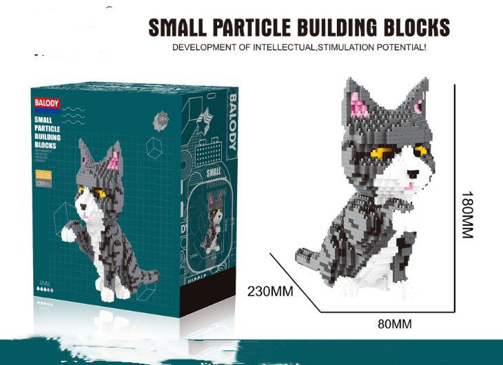 Balody 16036 Diamond Building Blocks Pet Cat Animal Dog