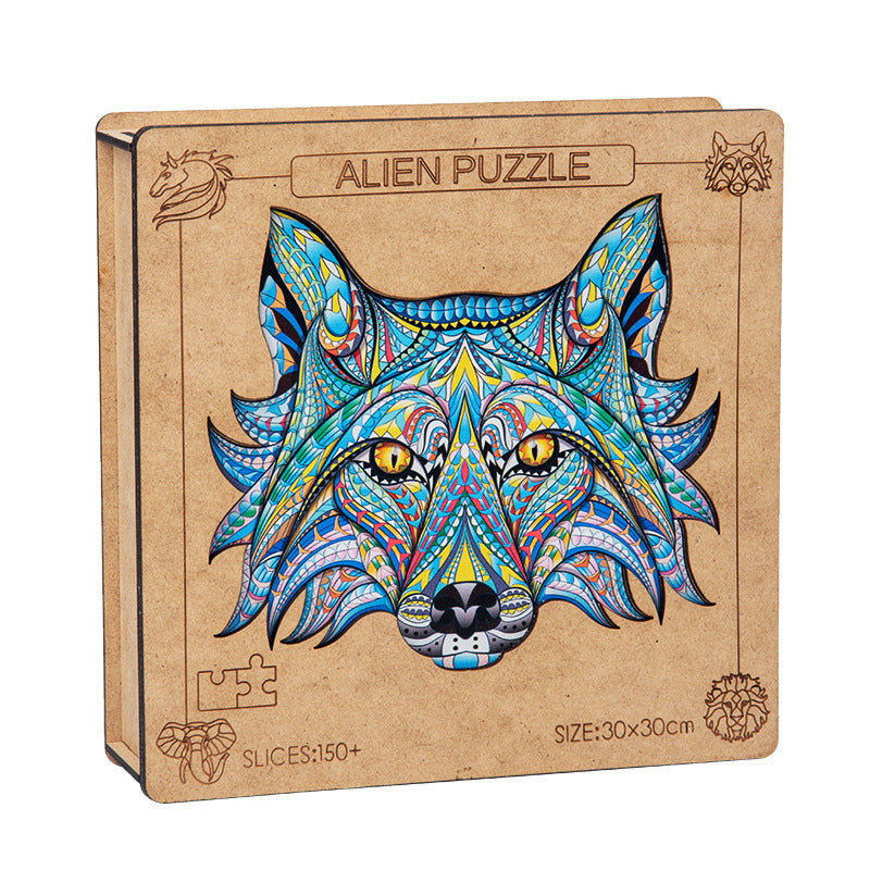 Animal Head Plane Puzzle