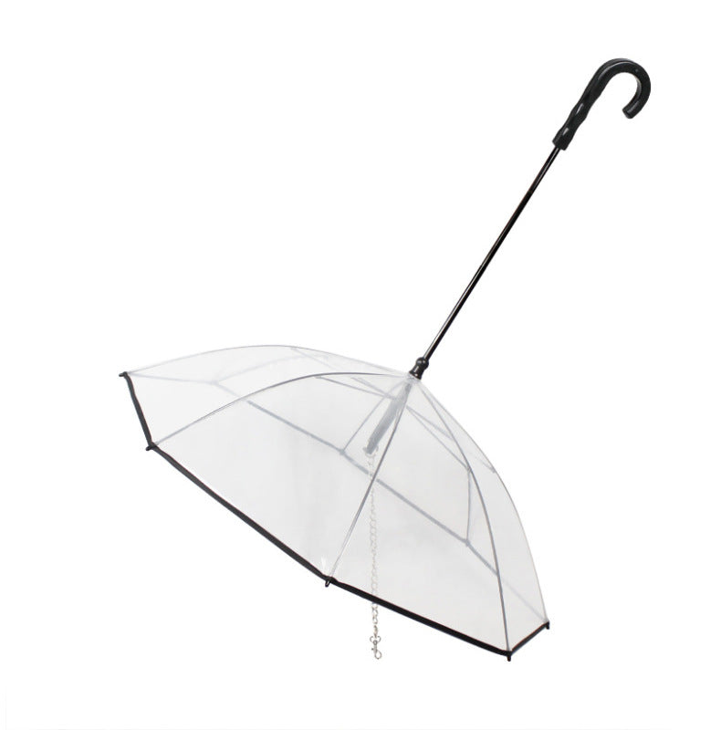 Parapluie transparent pour animaux de compagnie, produits pour animaux de compagnie