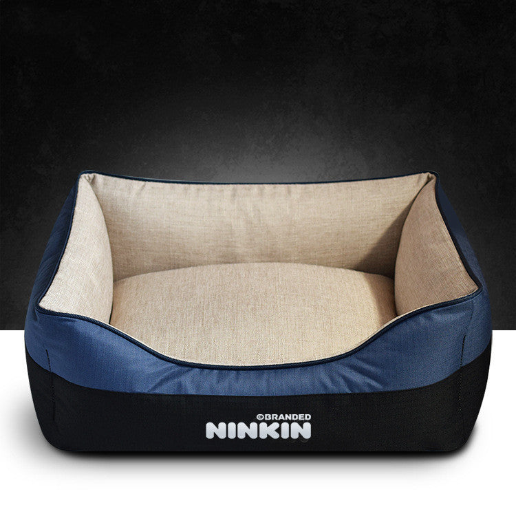 Four Seasons Kennel Removable And Washable Bichon Pitbull Schnauzer Shiba Inu Samor Labrador Golden Retriever Bed