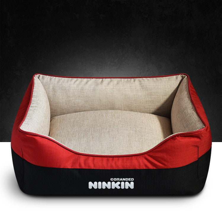 Four Seasons Kennel Removable And Washable Bichon Pitbull Schnauzer Shiba Inu Samor Labrador Golden Retriever Bed