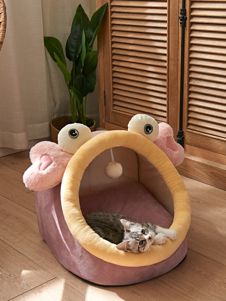 Cama para gatos Four Seasons Universal Summer Cat House Villa extraíble y lavable