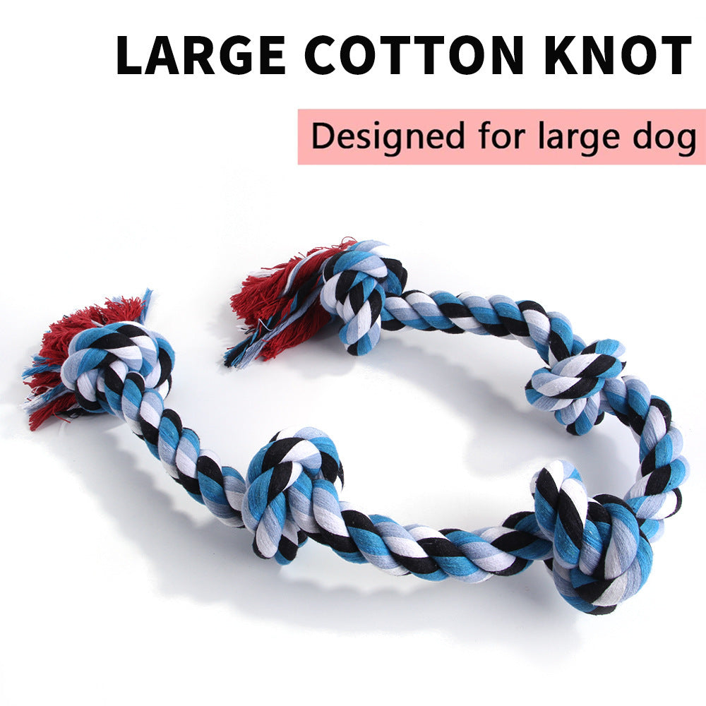 Grand jouet en corde de coton pour animaux de compagnie, pour grand chien, dogue tibétain, entraînement, fournitures de jouets molaires pour grands chiens