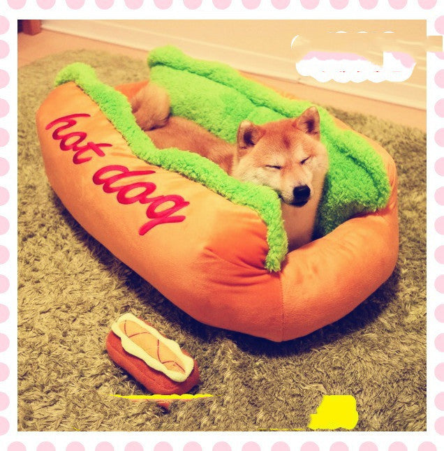 En gros créatif japonais Akita 6000 même Hot Dog chien chenil animal chat chien nid lit peut être retiré