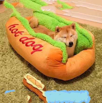 En gros créatif japonais Akita 6000 même Hot Dog chien chenil animal chat chien nid lit peut être retiré