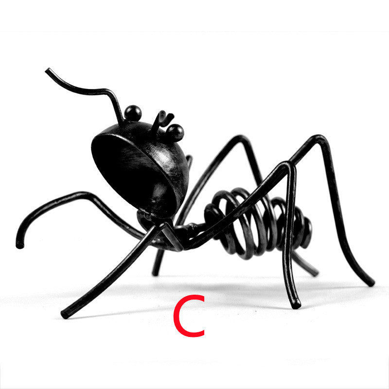 Creative Ant Animal Iron Wine Rack Bottle Holder Poised Cabinet Wedding Bar Room Decoration Table Accessories