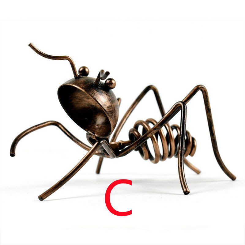 Creative Ant Animal Iron Wine Rack Bottle Holder Poised Cabinet Wedding Bar Room Decoration Table Accessories