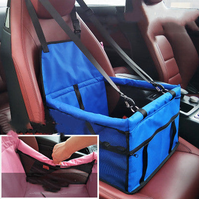 Hebilla de cesta con bolsa para gatos y perros, asiento de coche para mascotas, asiento antisuciedad, caja de cojín Corgi engrosada