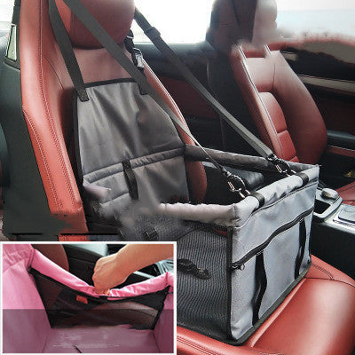 Hebilla de cesta con bolsa para gatos y perros, asiento de coche para mascotas, asiento antisuciedad, caja de cojín Corgi engrosada