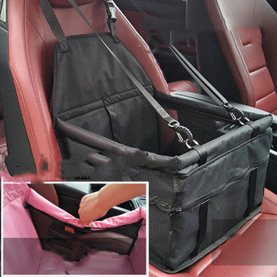 Hebilla de cesta con bolsa para gatos y perros, asiento de coche para mascotas, asiento antisuciedad, caja de cojín Corgi engrosada