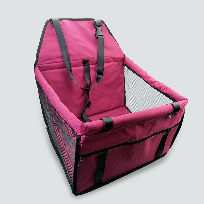 Hebilla de cesta con bolsa para gatos y perros, asiento de coche para mascotas, asiento antisuciedad, caja de cojín Corgi engrosada