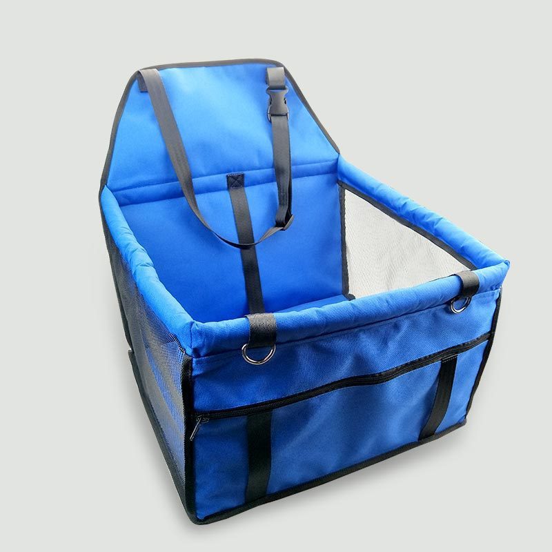 Hebilla de cesta con bolsa para gatos y perros, asiento de coche para mascotas, asiento antisuciedad, caja de cojín Corgi engrosada