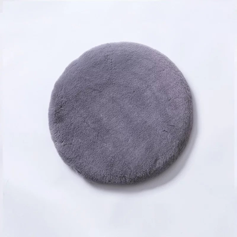 Coussin chaud en velours d'hiver en mousse à mémoire de forme amovible pour petit chien et chat