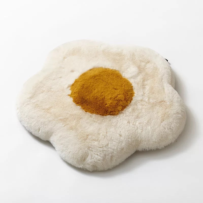 Coussin chaud en velours d'hiver en mousse à mémoire de forme amovible pour petit chien et chat