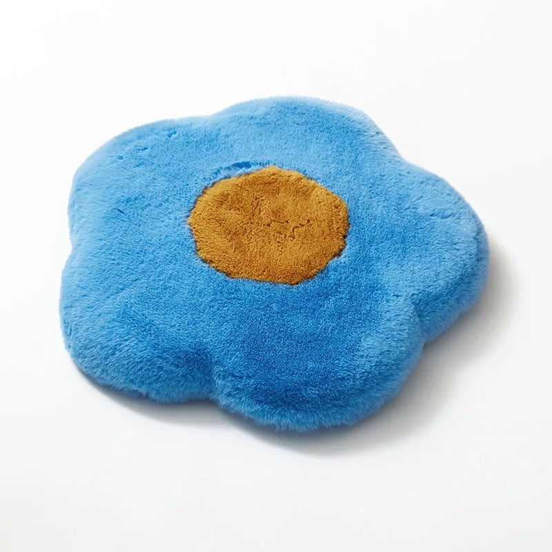 Coussin chaud en velours d'hiver en mousse à mémoire de forme amovible pour petit chien et chat