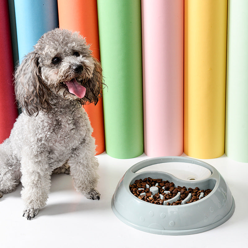 Prevención de asfixia para perros y cuenco de comida, agua potable, boca no mojada, cuenco para perros