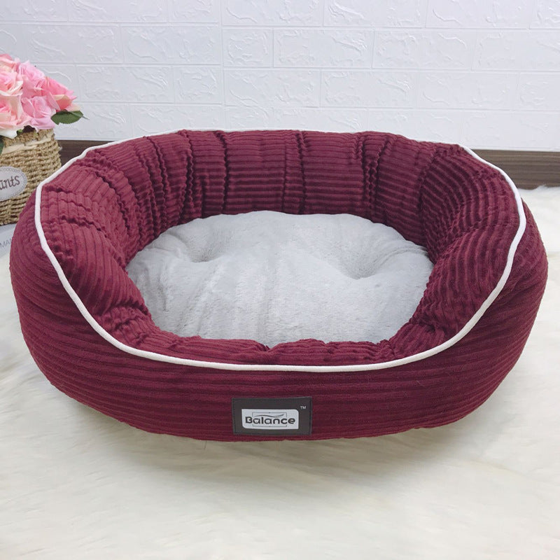 Thick, Warm and Dirt-resistant Pet Nest for Autumn and Winter