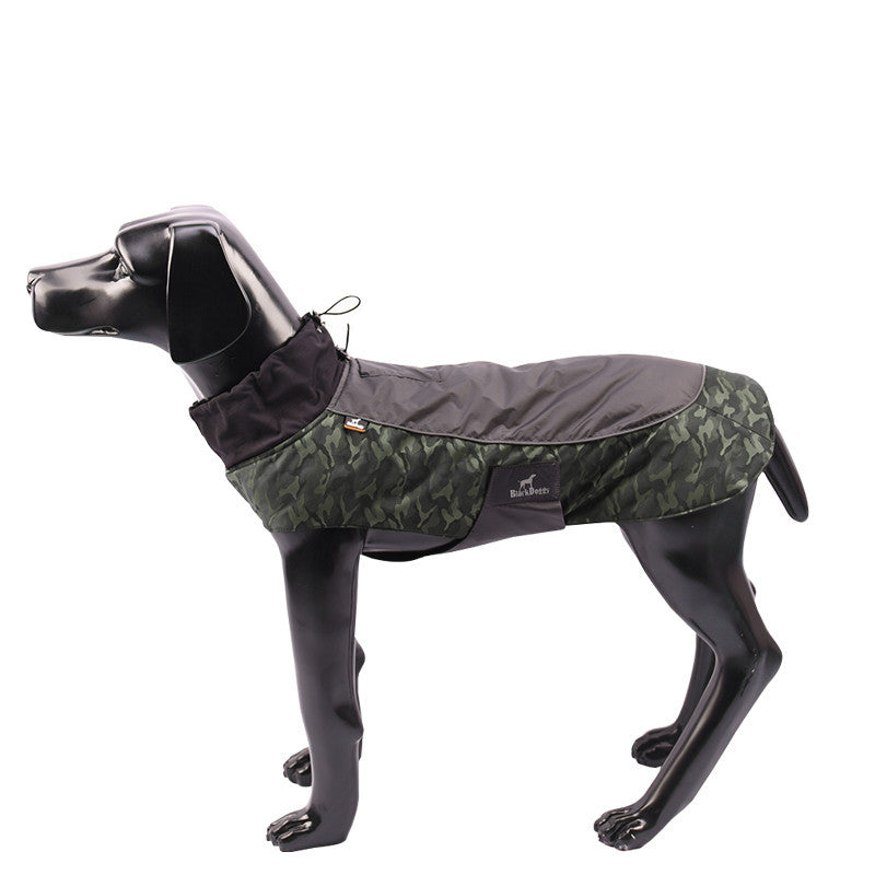 Chaqueta cálida de invierno para perros medianos y grandes.