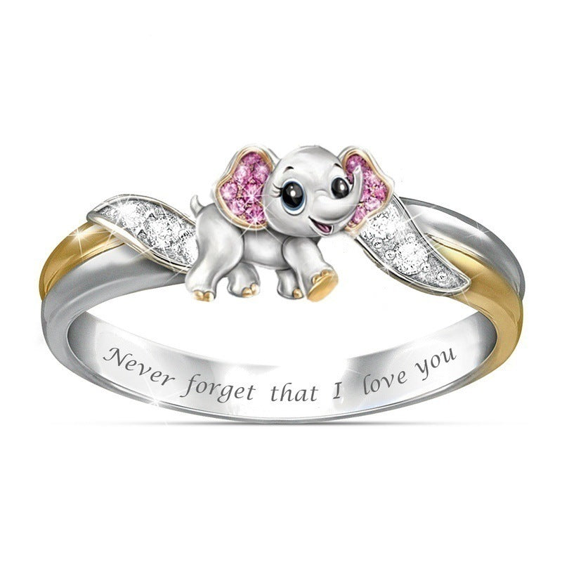 Animal alloy ring